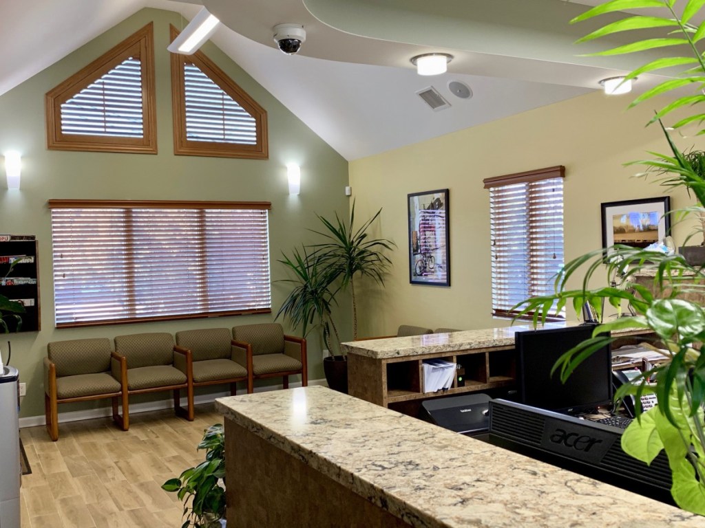 Reception desk